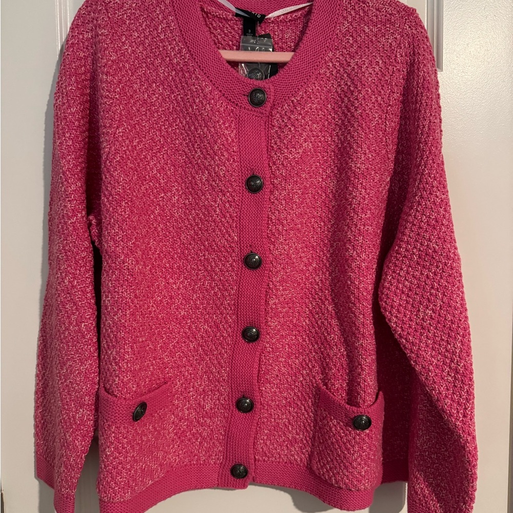 Torrid Pink Button-Up Cardigan *NWT*